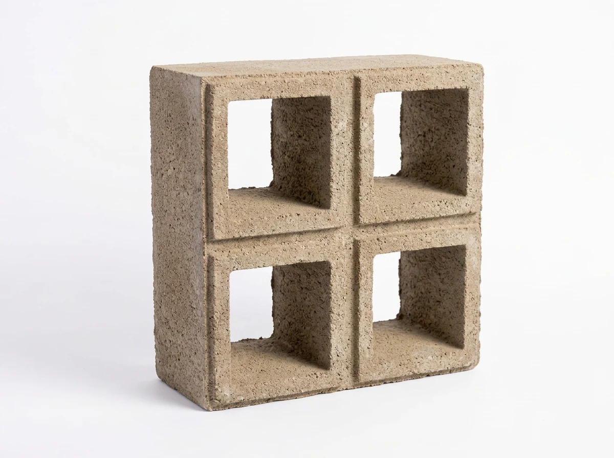 Cobogós quadrados 20 × 20 cm — Furo reto