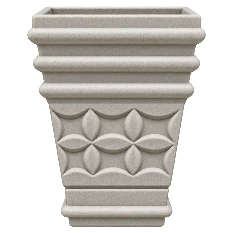 VASO 27 — Flores - G, vaso pré-moldado de concreto