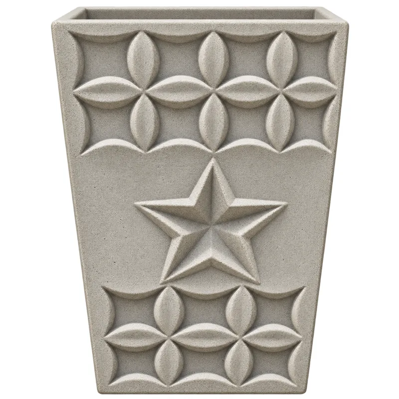 VASO 28 — Estrela - G, vaso pré-moldado de concreto